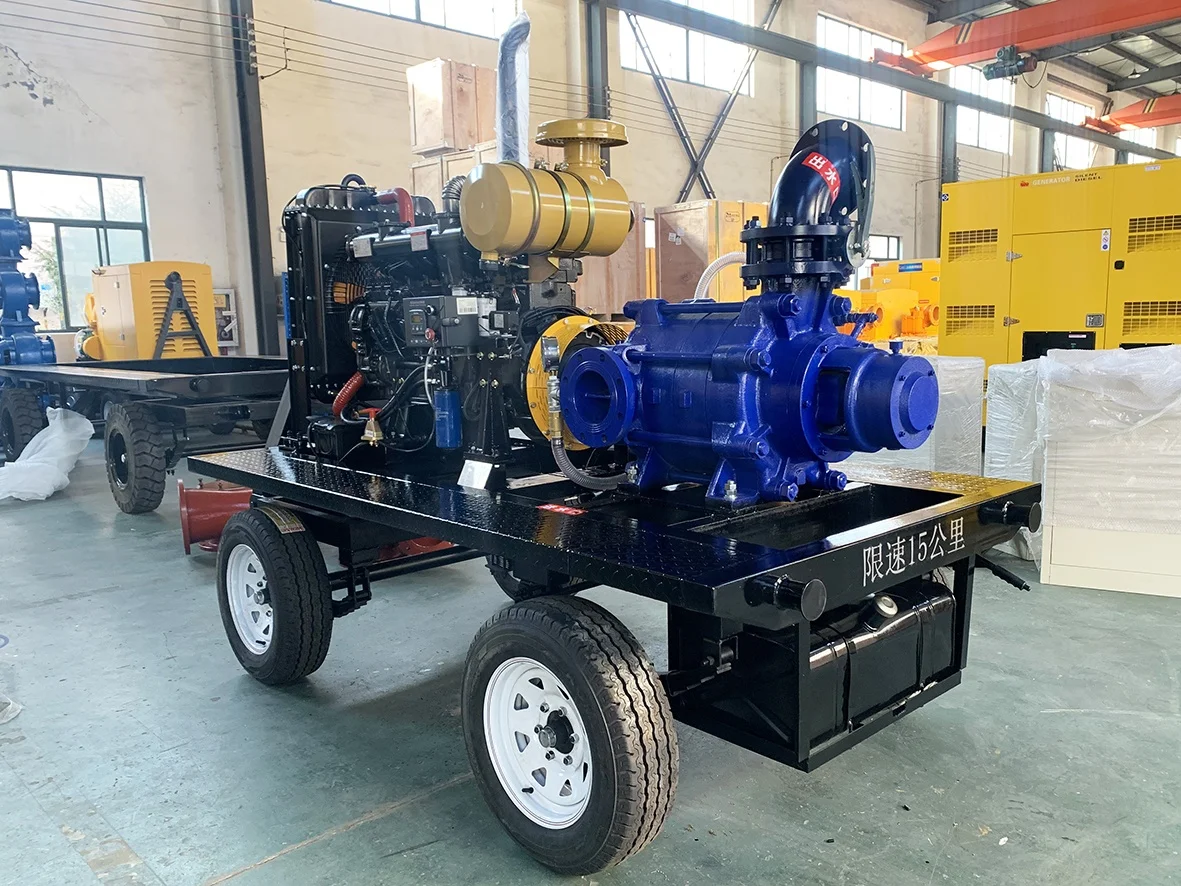 Stainless steel impeller corrosion-resistant cast iron high-pressure diesel engine water pump