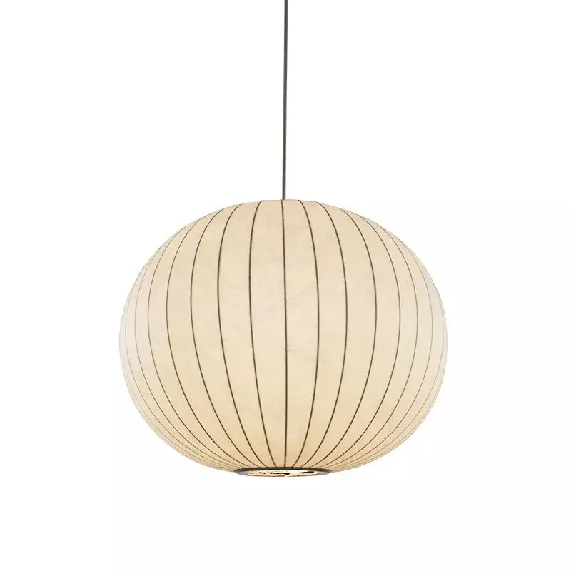 Japanese Chinese Lantern Pendant Lighting Silk Led Hanging Lamp Silk lamp Bubble lamp