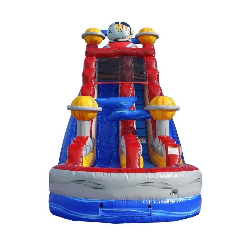 Large inflatable pool for rent for adults and children, inflatable water slides with blowers