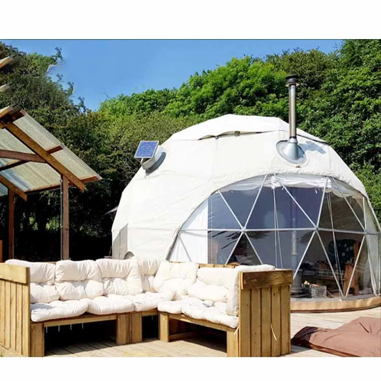 4*4m Outdoor aluminium alloy garden igloo dome tent transparent bubble