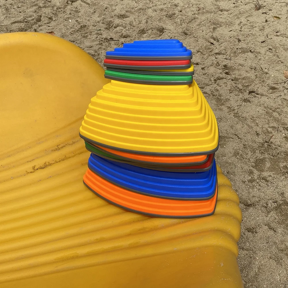 Kids training equipment river crossing stones , Children balance stepping stones