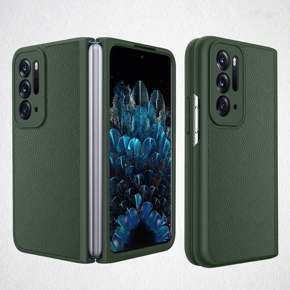 Folding clamshell premium pu leather soft cover phone case for oppo find n