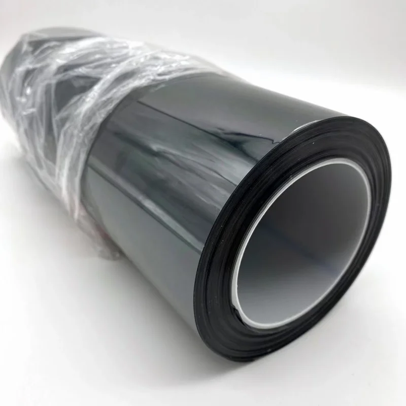 Self Adhesive TPH auto light film tea color brown 0.3*7.5m Glossy Car Headlight Tint Film vinyl