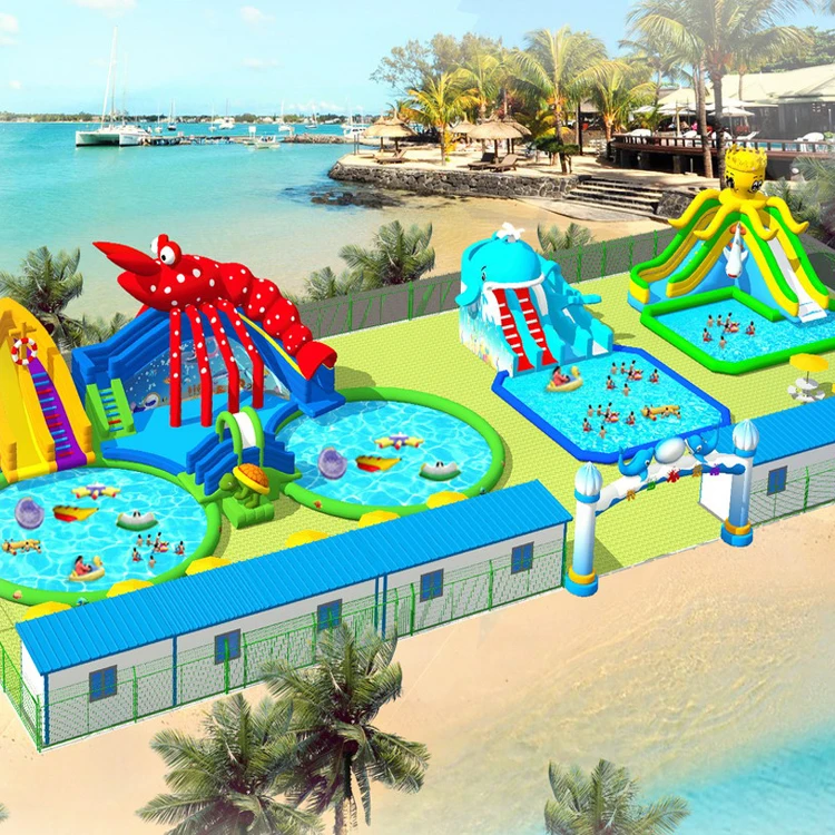 Giant Aquapark Inflatable Water Park For Sale