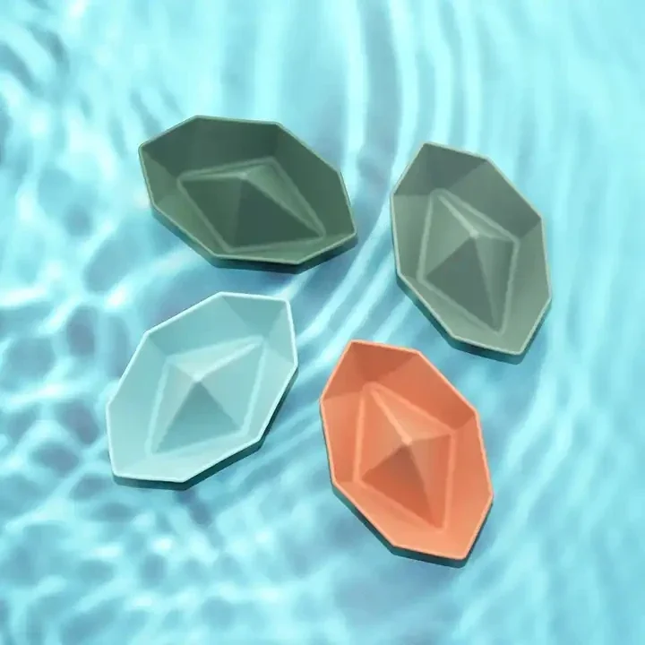 Customized Silicone Teething Toys Bulk Kids Bath Baby Toys Teether Kids Floating Boat Bath Toys Kids Baby Bathtub