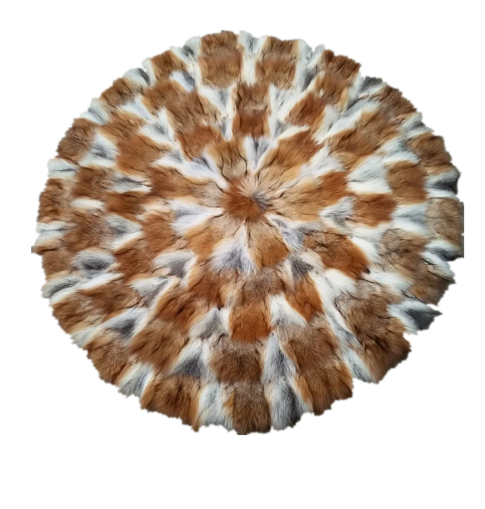 
 Круглая Высококачественная Лисья ковровая дорожка профессионального производства  