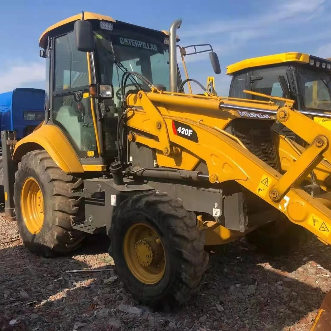 CAT 420F для продажи гусеничный экскаватор-погрузчик б/у в Китае ретро-экскаватор cat 416