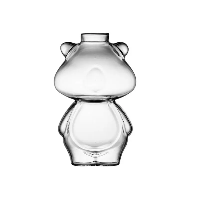 Wholesale Custom logo modern Thickened transparent vampire straw Glassware for Business gifts Christmas gift wine glasses