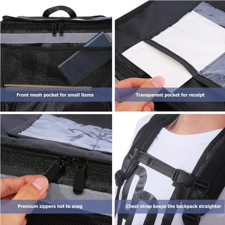 Bike transport 2 dividers insulated food delivery bag motorcycle bike backpack food delivery with cup holders