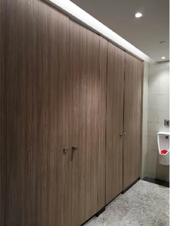 public wood 12mm hpl toilet partition
