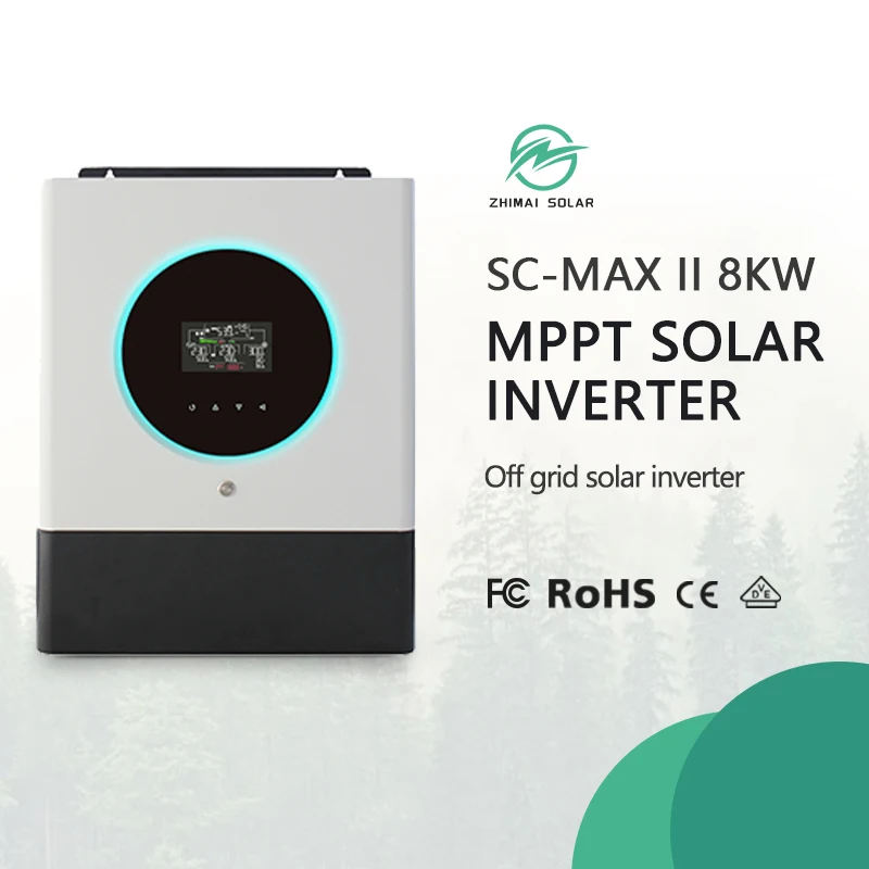 8Kw 11Kw MPPT Can be Paralleled with 6 units 48v Off Grid Solar Inverter