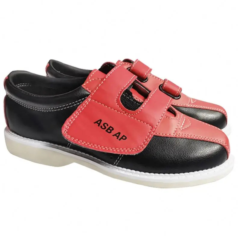 Factory price  OEM Black-Red wholesale  bowling house shoes