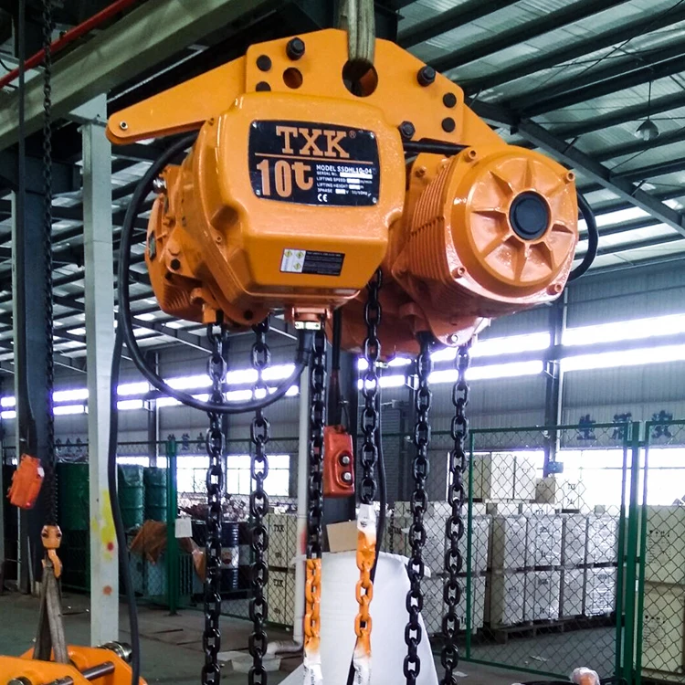 TXK Heavy Duty Manufacturer Electric Chain Hoist 20 ton with Wireless Remote