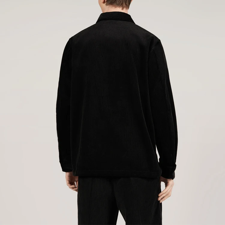 New Look 2020 Wholesale High Quality Cheap Leisure Casual Shirts Full Plus Size Overshirts Corduroy Fashion Men Shirt