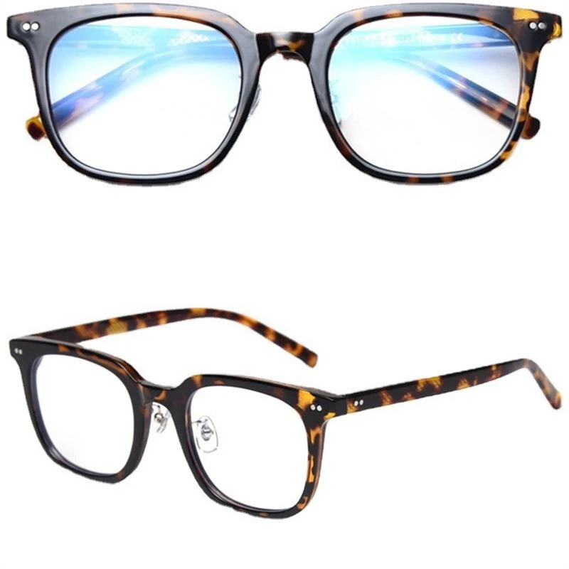 Korea Stylish TR Retro Glasses Frame Black Round Optical Frame Transparent Spectacle for Unisex Wholesale Eyewear Custom Logo