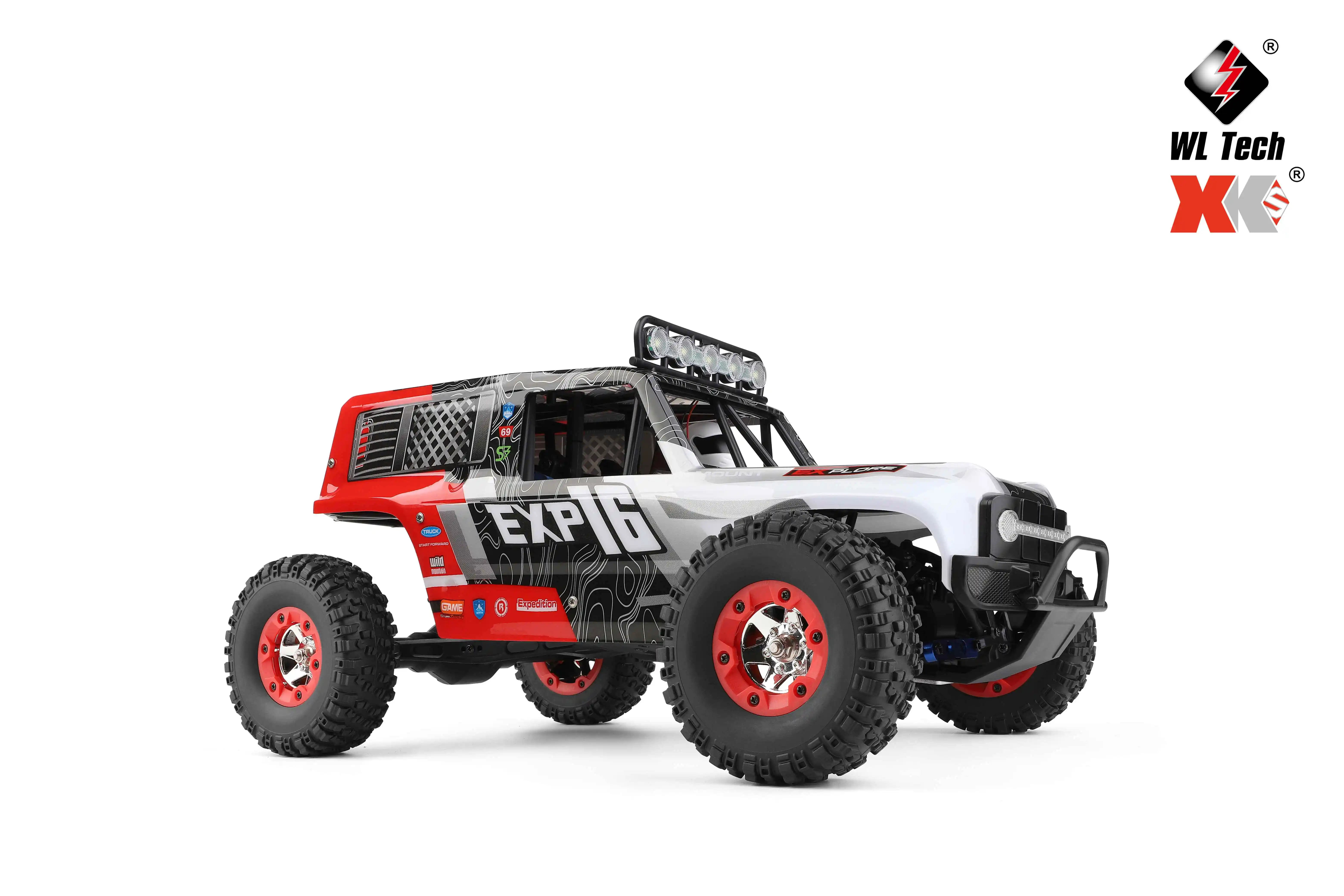 Cool Model  WLtoys 124006 RC Car 2.4Ghz 4WD 40km/h High Speed RC Car 1/12 Scale Rock Crawler for Kids Birthday Gifts