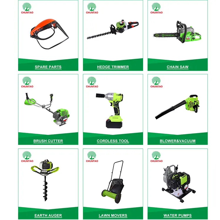 1700W 58CC Petrol Wood Cutting Small Motosierras A Gasolina Hydraulic Chainsaw