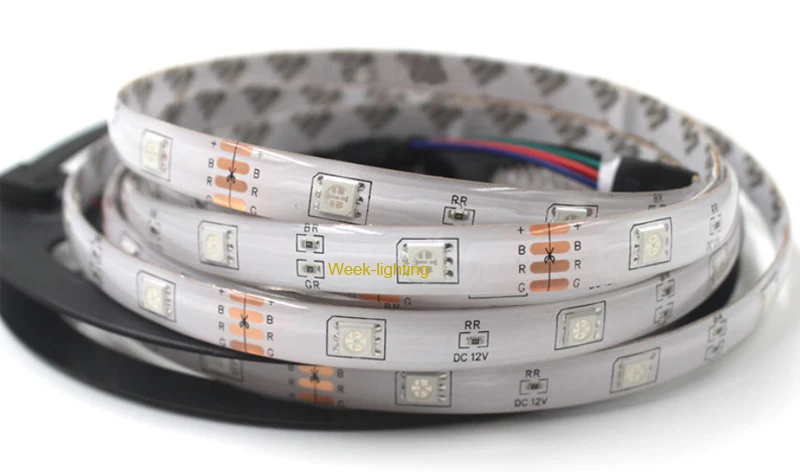 Светодиодная лента RGB с дистанционным управлением для спальни SMD 5050 12 В изменение цвета