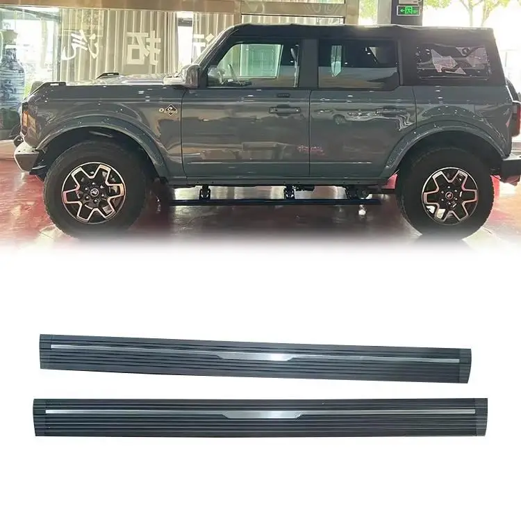 Gobison 2021+ High Quality Auto Body Kit Electric Side Step Running Board for Ford Bronco Accessories