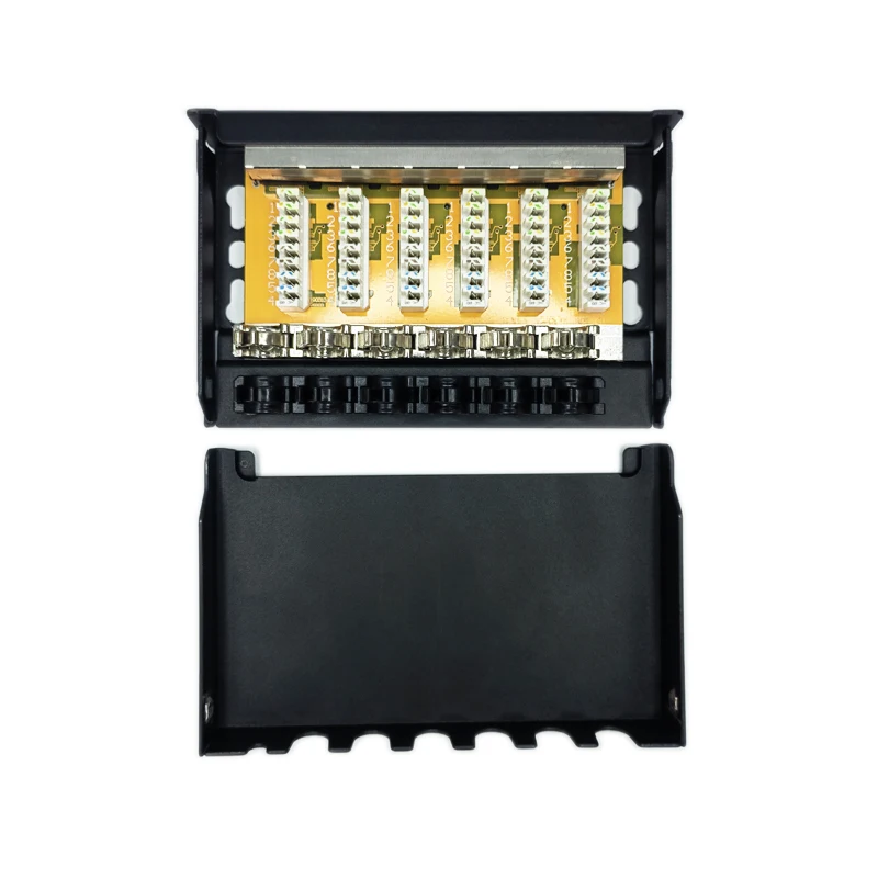 Коммутационная панель, 6 портов, лидер продаж, коммутационная панель RJ45 CAT6A CAT6 poe, сетевая коммутационная панель 0.5u