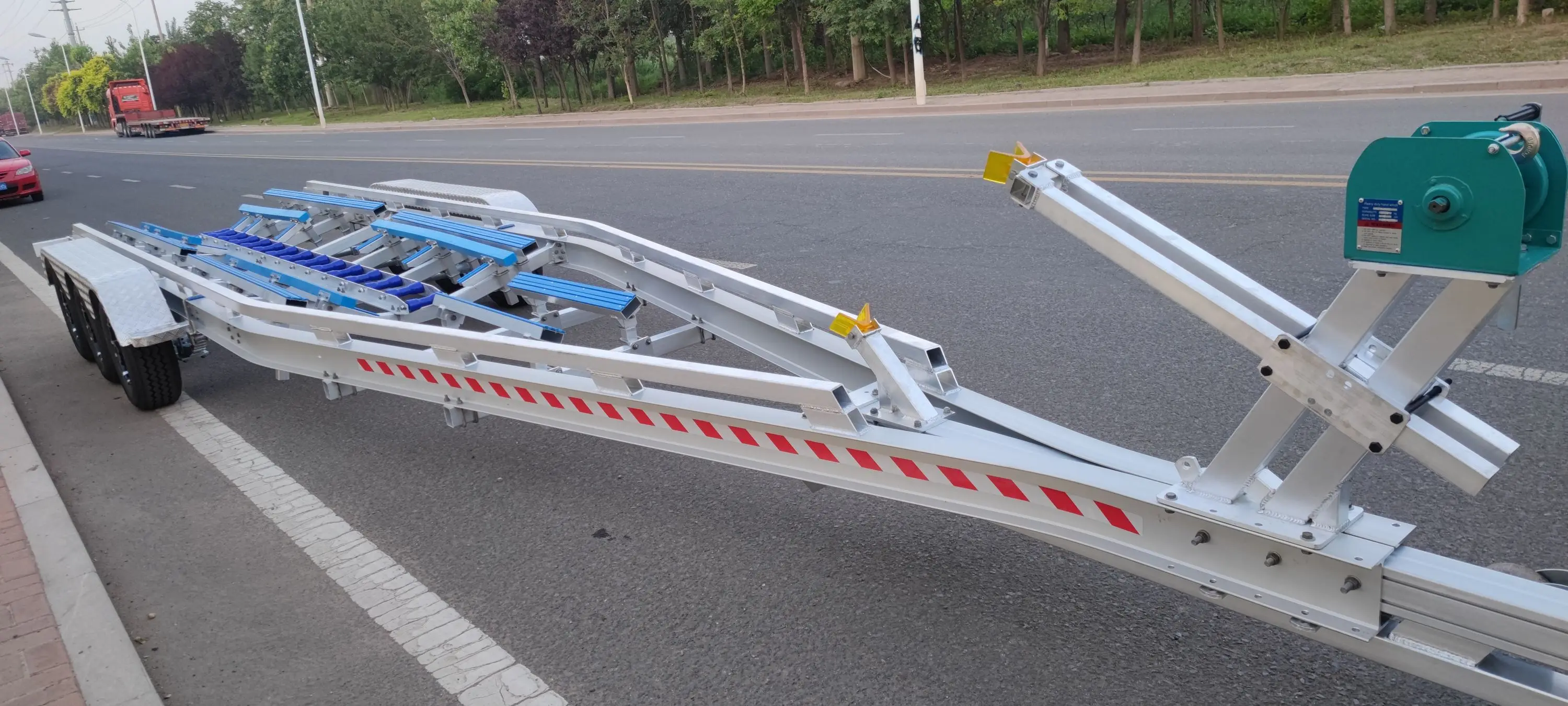 5 Ton Boat & Watercraft Trailer 35ft Poly Bunks with Aluminum Durable and Lightweight