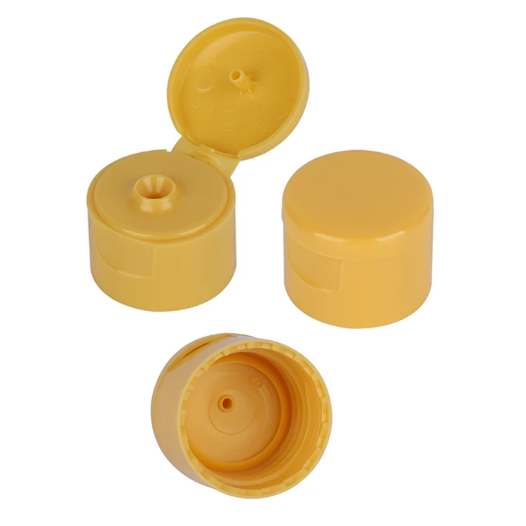 Round 28/410 24/410 Disc Top Cap Pp Shampoo Flip Top Cap Plastic Screw Cap For Shampoo Lotion Hand Bottle