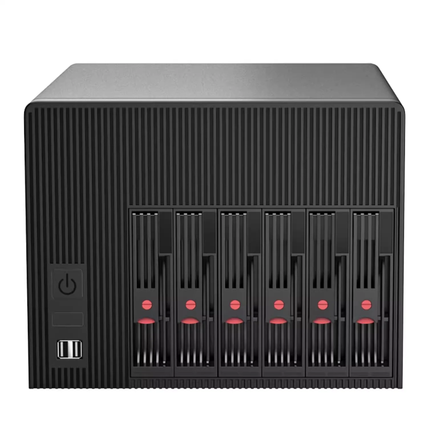 BKHD Hot NAS 6 BAY 4 * LAN 2,5G 2 * M.2 6 * SATA Intel N100 N5105 N5100 корпус сетевого сервера хранения данных 2,5 дюймов 3,5 дюймов SATA HDD/SSD
