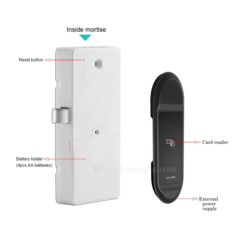 Wholesale Smart RFID Card Cabinet Lock Electronic Keyless Gym Locker Lock For Drawer