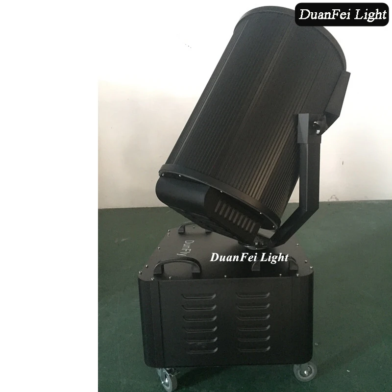 Outdoor night 5kw tracker light 5000W sky search light beam projector for theme park  building roof top used