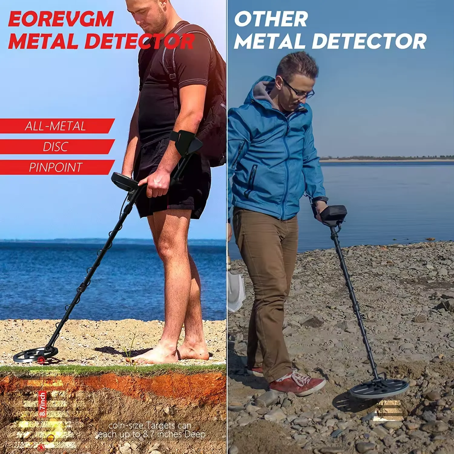 MD-820 Best Gold Metal Detector for Treasure Hunting and Industrial Use
