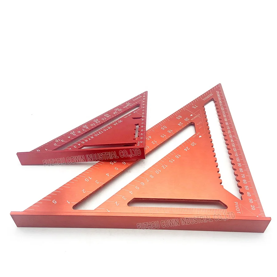 7inch / 12inch Professional Set Square/Triangle Square Ruler/Rafter Square with Laser Marking