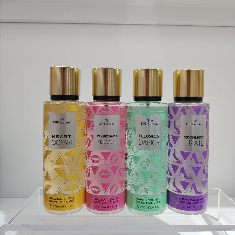 Wholesale Good Price 250ml body mist custom private label Long Lasting unisex Body Spray Suppliers Original