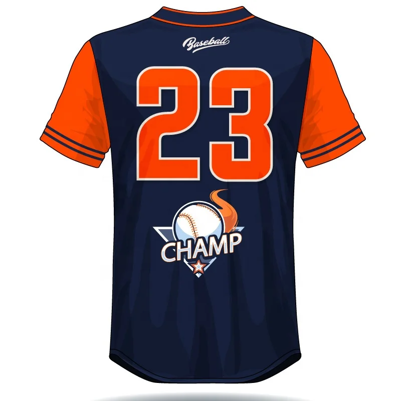 Cheap Custom Made Sublimated Plain Baseball Jersey For Kids