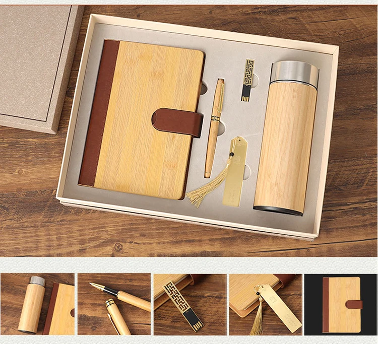 Stationery classical Christmas luxury promotional men business corporate Umbrella notebook pen business gift