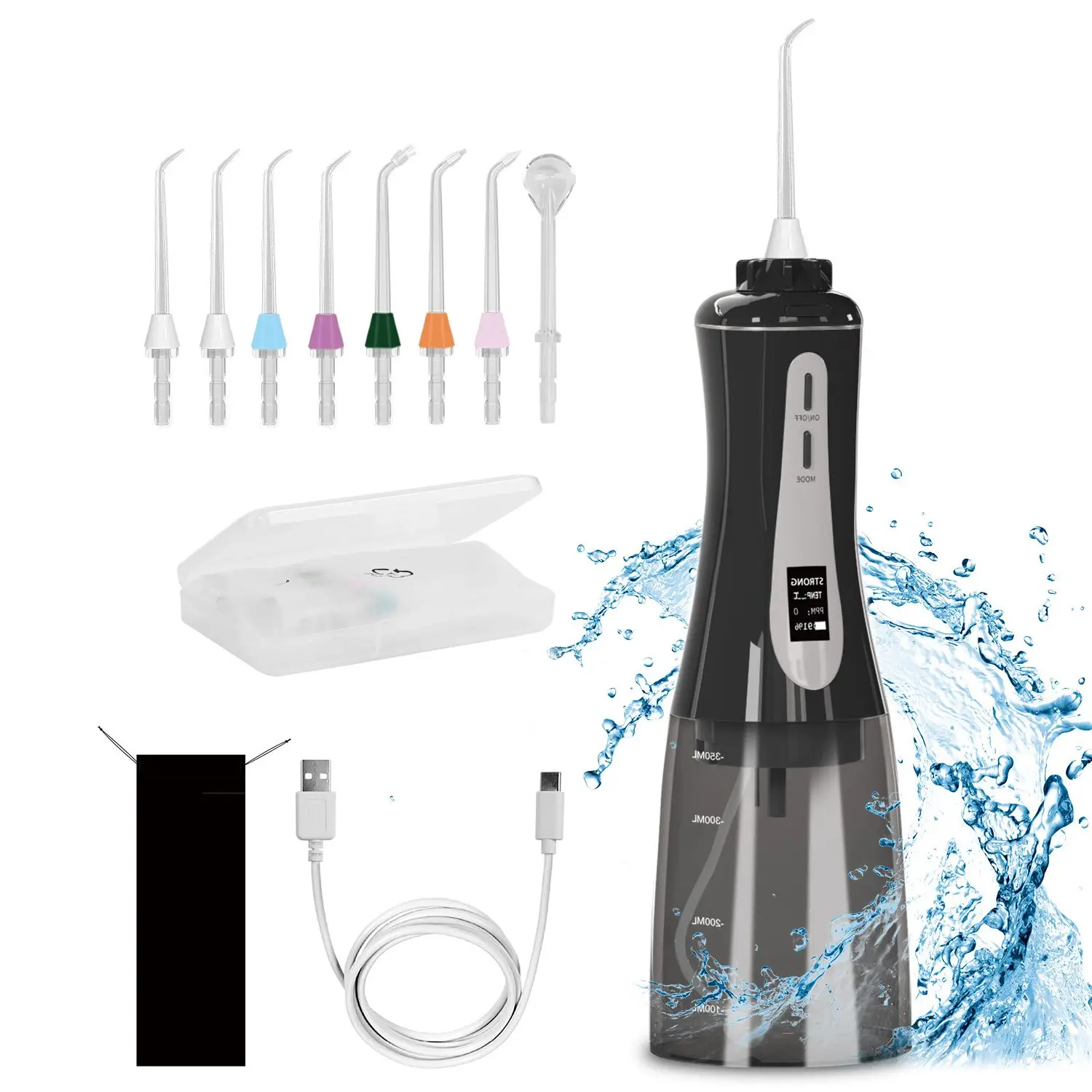 Amazon портативные дорожные H2ofloss беспроводные стоматологических струи воды нить ирригатор Электрический для полости рта зубная
