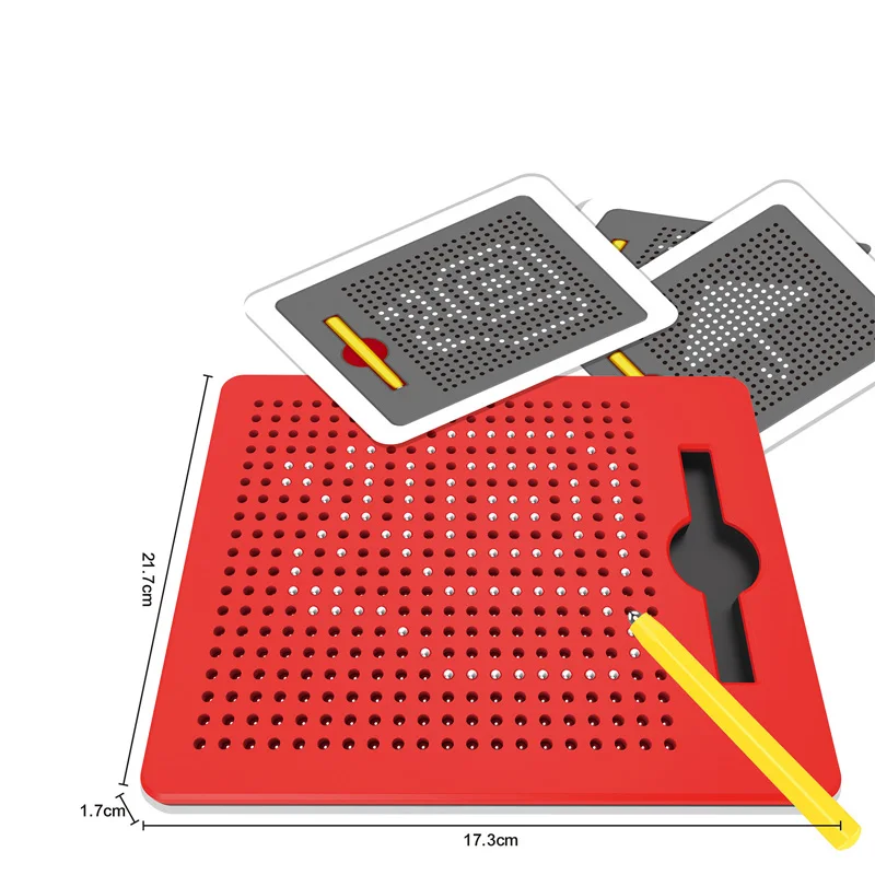 3+ educational drawing board steel ball magnetic beads for kids