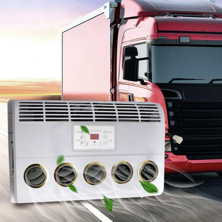 3kw Electric Battery Operated 12v Truck Sleeper Air Conditioner Rear Mounted Split Truck Parking Air Conditioner