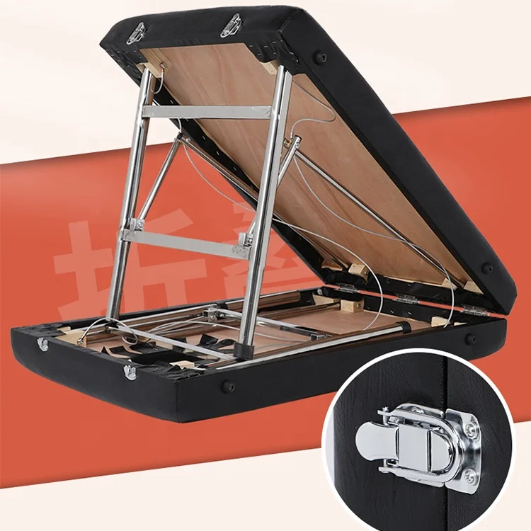 Cheap price modern adjustable spa beauty salon lash facial massage table stainless steel foldable massage bed
