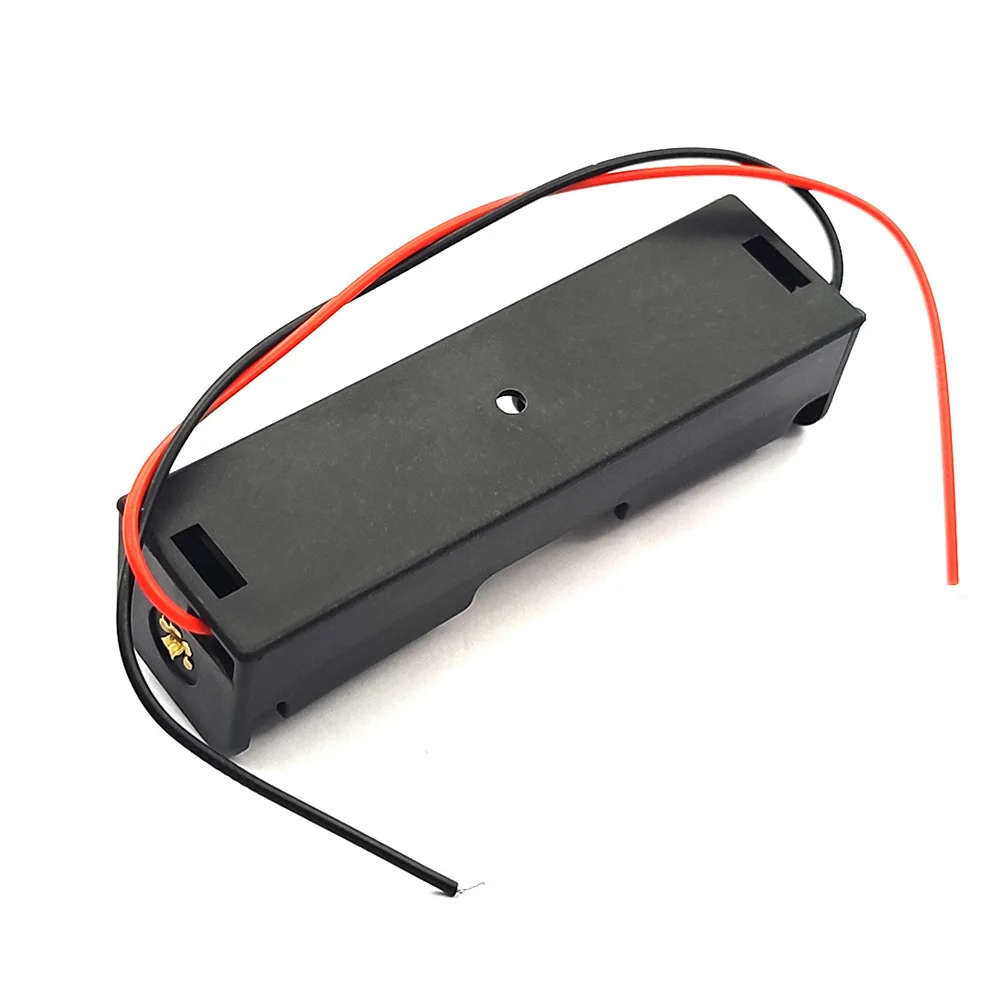 18650 Battery Case Holder 1*18650 3.7V Battery Storage Box Batteries Container with Wire Leads