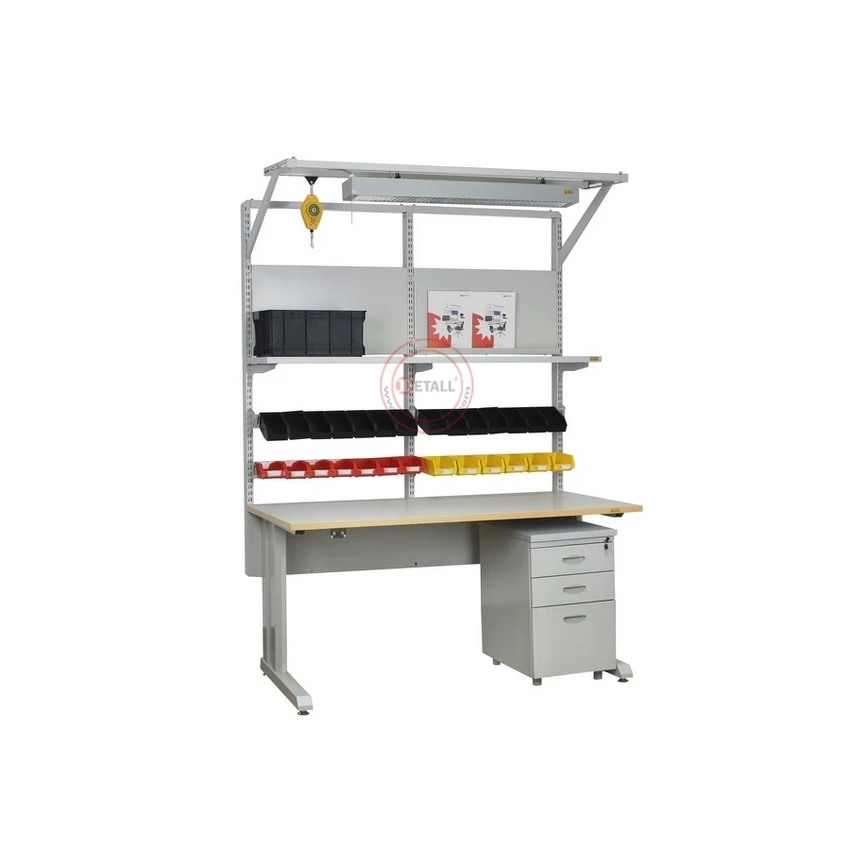 Detall electronics PCB board spare parts repairing workbench anti static workstation with ESD protection