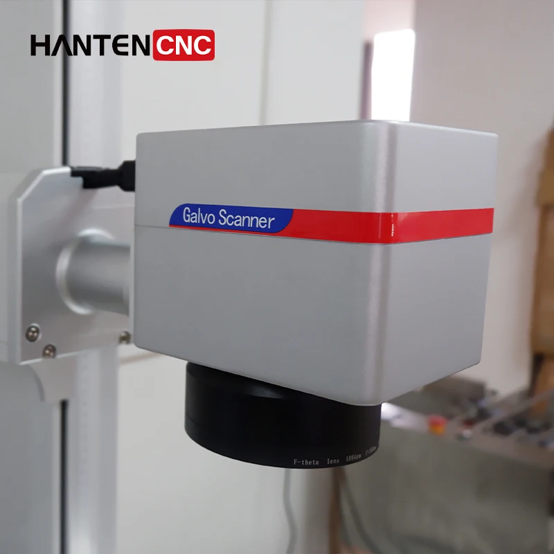 China Brand HANTENCNC Wisely Laser Engraving Machine Fiber Laser Metal Marking Machine