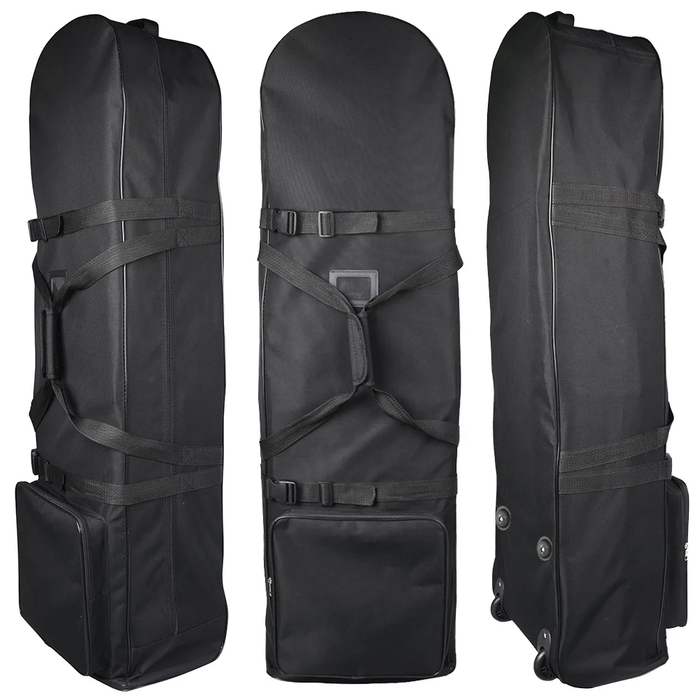 Travel Golf Bag Style Canvas Prevent Scratches Golf Bag Lightweight Nylon Golf Tour Stand Bag  Waterproof Leather OEM
