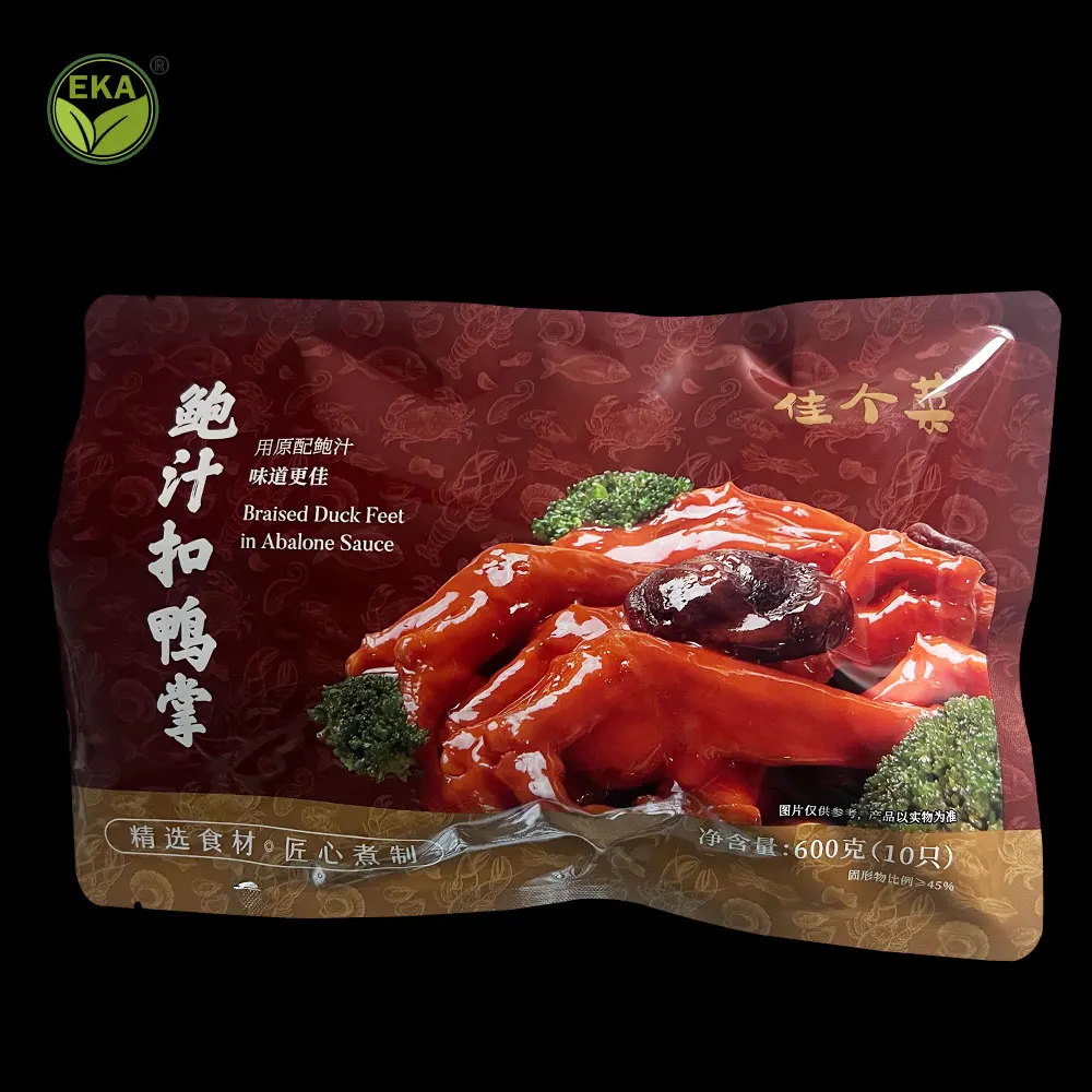 Frozen Chicken Packaging Plastic Container Frozen Food Packaging Bread Bags Vacuum Bag Heat Seal Gravure Printing Moisture Proof