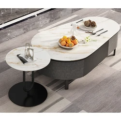 Home Furniture Tea Table And Tv Cabinet Combination Hotel Storage Tv Cabinet Set