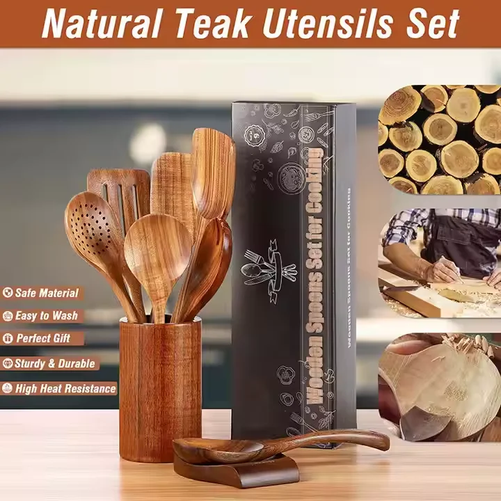 High Quality Acacia Wood Serving Spoon Kitchen Tableware genuine teak wooden spoon at very cheep price by skyhigh overseas