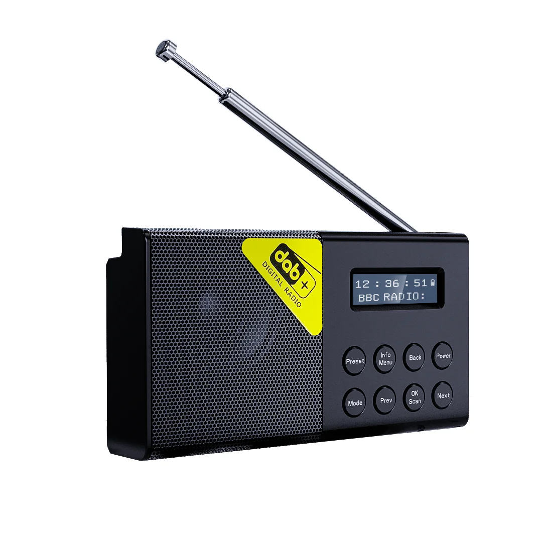 DAB/DAB+ Digital  FM Portable Radio with BT Connectivity