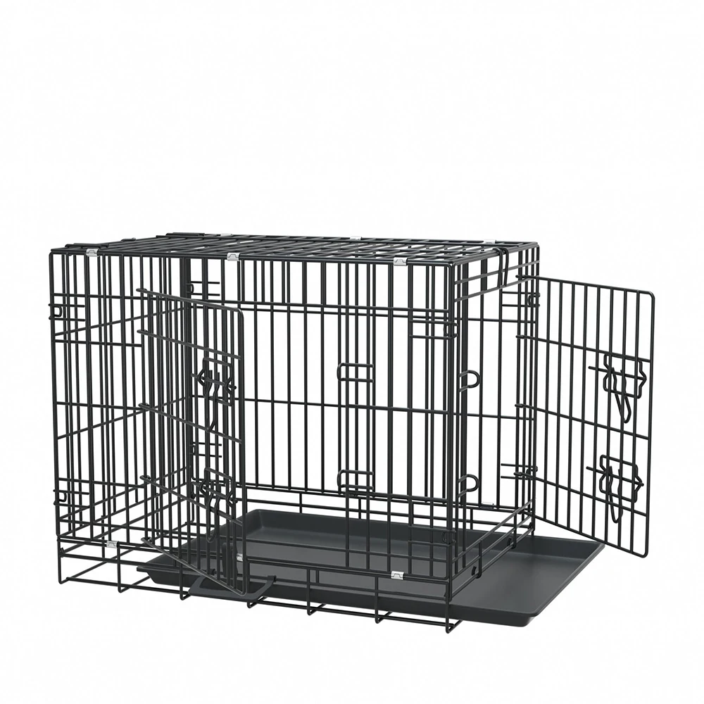 30 inches (75*47*57.5cm) installation-free foldable pet cage with toilet for home use for cats and dogs