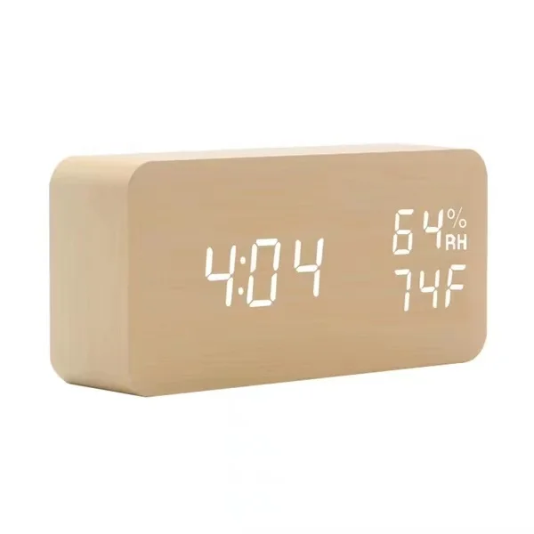 Modern LED Alarm Clock,Despertador Temperature Humidity Electronic Desktop Digital Table Clocks