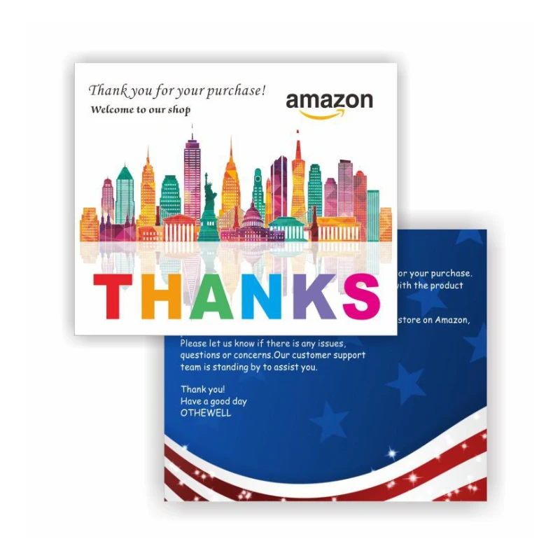 Custom Print thank-you card for business activities invitation cards provide adobe design