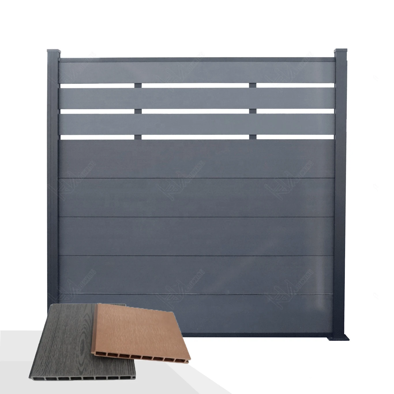 Privacy Fencing House Decorative Wood Plastic Composite Panel WPC Fence